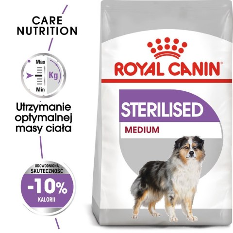 ROYAL CANIN CCN Medium Sterilised Adult - sucha karma dla psa - 12 kg (WYPRZEDAŻ)