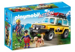 Zestaw z pojazdem Action 9128 Pojazd ratownictwa górskiego Playmobil