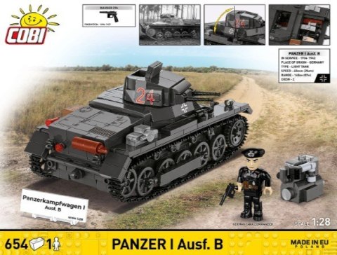 Klocki Panzer I Ausf.B 654 elementy Cobi Klocki
