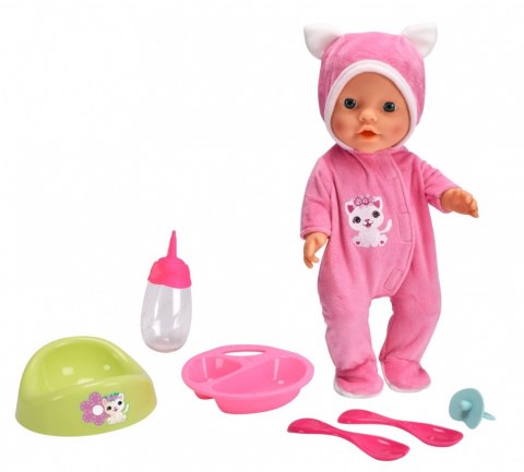 Lalka New Born Baby Kocia piżamka 30 cm Simba
