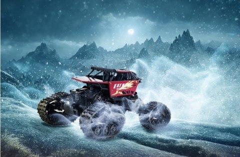 Pojazd R/C Turbo Challange Extreme 4x4 z wymiennymi kołami Alba Moli