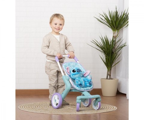 Wózek dla lalek Stitch Mój pierwszy wózek + maskotka Stitch Smoby