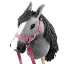 Zestaw Skippi - Hobby Horse Szary i dodatkowy Kantar - różowy