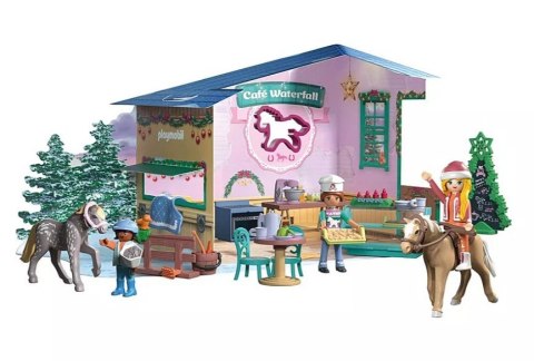 Zestaw z figurkami Horses of Waterfall 71952 Świąteczne wypieki w kawiarni jeździeckiej Playmobil