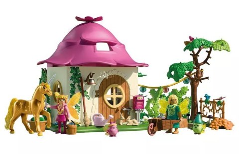 Zestaw z figurkami Princess Magic 71838 Przytulny dom wróżek i złoty jednorożec Playmobil