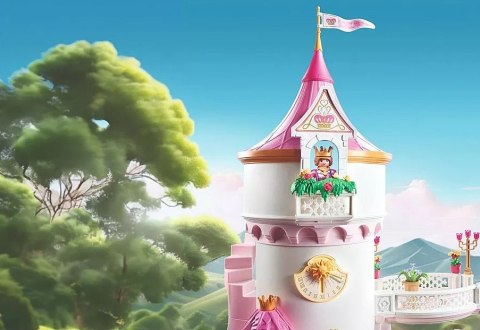 Zestaw z figurkami Princess Magic Zamek księżniczek z parą królewską Playmobil