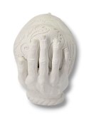 GIPSOWA FIGURKA SERCE W DŁONIACH DO MALOWANIA FARBKAMI NA ZAJĘCIA PLASTYCZNE DLA DZIECI