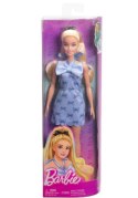 Lalka Barbie Fashionistas Niebieska sukienka w kokardki Mattel