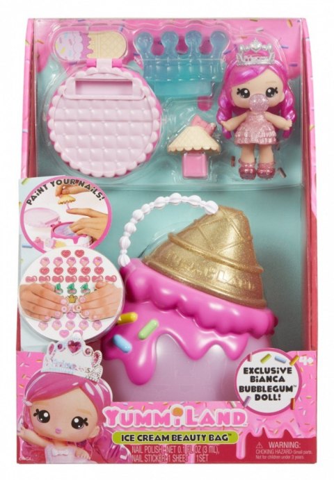 Lalka Yummiland Beauty Bag + Lip Gloss, Ice Cream MGA
