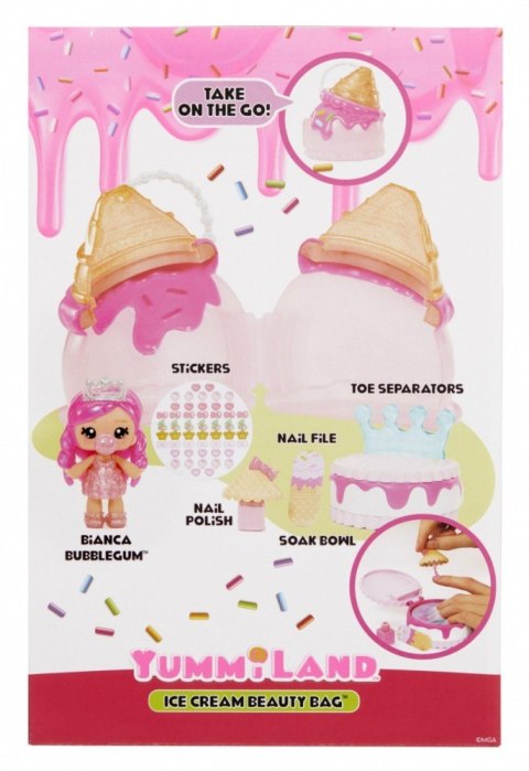 Lalka Yummiland Beauty Bag + Lip Gloss, Ice Cream MGA