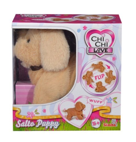 Maskotka interaktywna CCL Salto Puppy, 20 cm Simba
