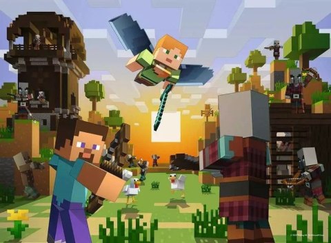 Puzzle 150 elementów Minecraft Ravensburger Polska