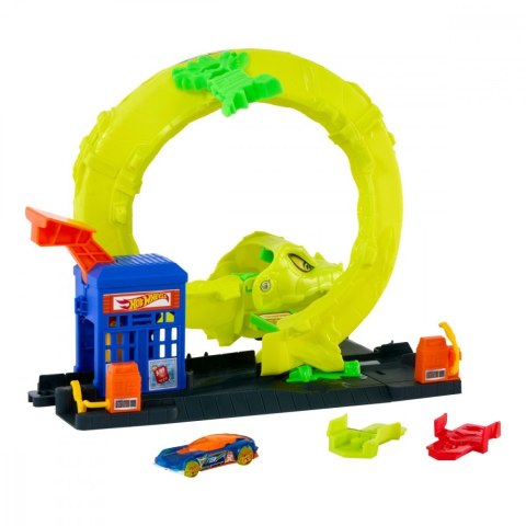 Tor samochodowy City Zestaw Zakręcony tor węża Hot Wheels