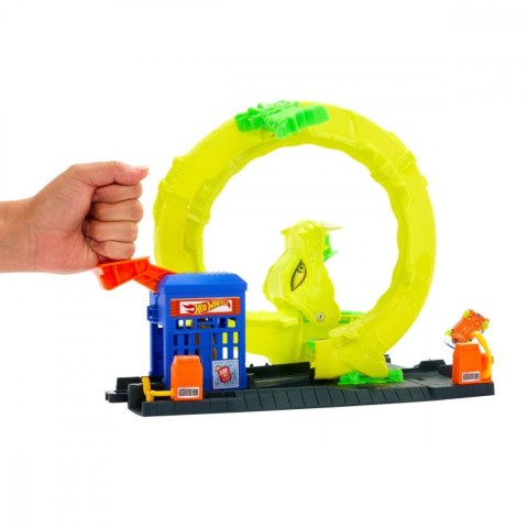 Tor samochodowy City Zestaw Zakręcony tor węża Hot Wheels