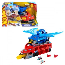 Transporter City Podwójny smok 2w1 Hot Wheels