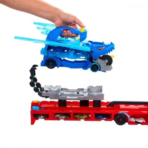 Transporter City Podwójny smok 2w1 Hot Wheels