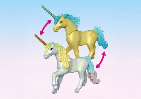 Zestaw z figurkami Princess Magic 71840 Jednorożec do kolekcjonowania Rainbow Flower z wróżką Playmobil