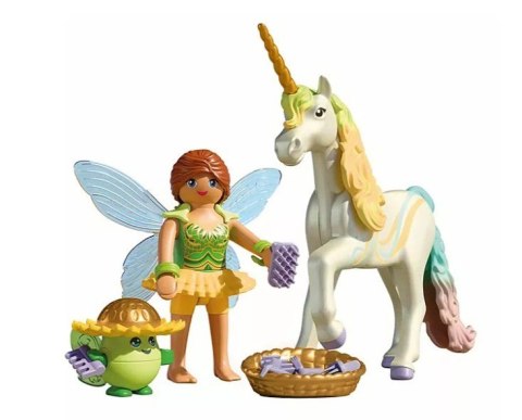 Zestaw z figurkami Princess Magic 71840 Jednorożec do kolekcjonowania Rainbow Flower z wróżką Playmobil