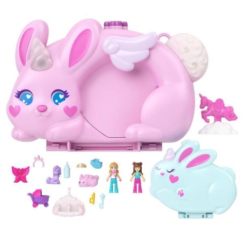 Figurki Polly Pocket Kompaktowa torebka Króliczki Baśniowe Królestwo Mattel