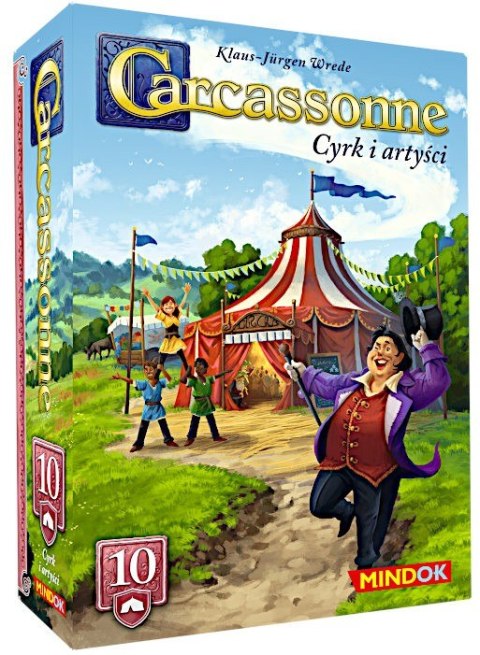 Gra Carcassonne 3 edycja 10. Cyrk i Artyści Bard