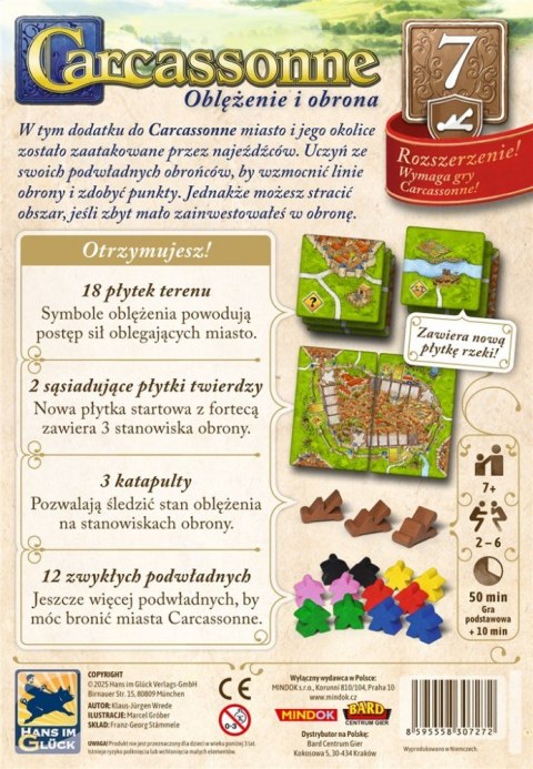 Gra Carcassonne 3 edycja 7. Oblężenie i Obrona Bard