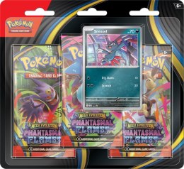 Karty Mega Evolution - Phantasmal Flames - 3-Pack Blister - Sneasel Pokemon TCG