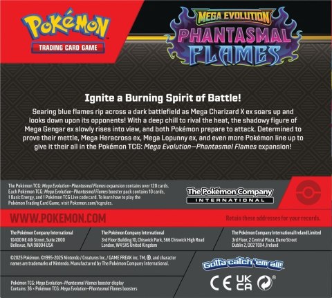Karty Mega Evolution - Phantasmal Flames - Booster Display 36 sztuk Pokemon TCG