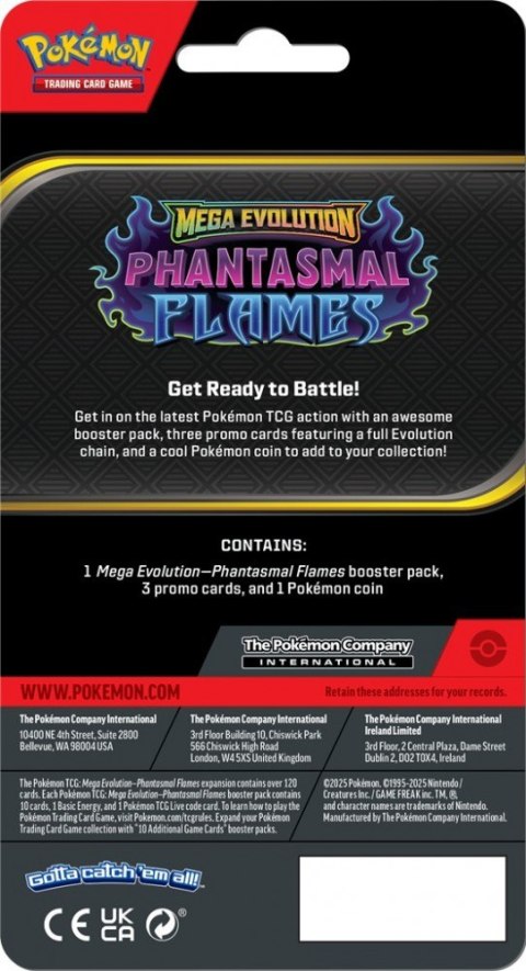 Karty Mega Evolution - Phantasmal Flames - Premium Checklane Blister - Blaziken Pokemon TCG