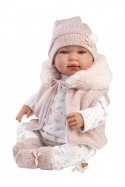Lalka bobas Tina płacząca 44 cm Llorens