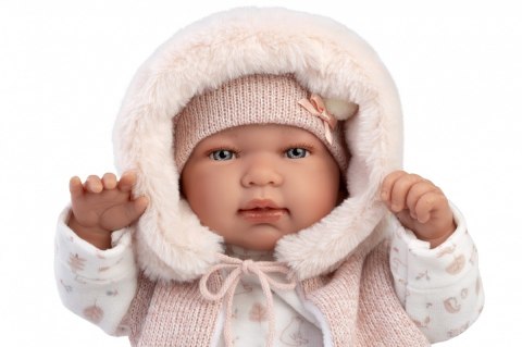 Lalka bobas Tina płacząca 44 cm Llorens