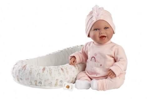 Lalka bobas śmiejąca się Mimi 42 cm Llorens