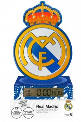 Lampka 3D z budzikiem z hymnem Hala Madrid Kids Euroswan