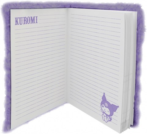 Pamiętnik notatnik pluszowy Kuromi 3D Kids Euroswan