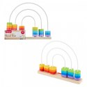 Tęcza drewniane koraliki do przesuwania Fisher Price