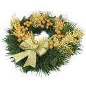 Wianek świąteczny na Boże Narodzenie stroik na drzwi stół dekoracja handmade 30cm