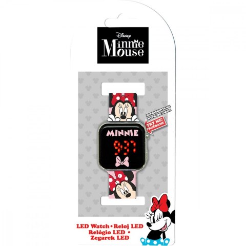 Zegarek LED z kalendarzem Myszka Minnie Kids Euroswan