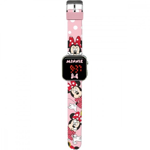 Zegarek LED z kalendarzem Myszka Minnie Kids Euroswan