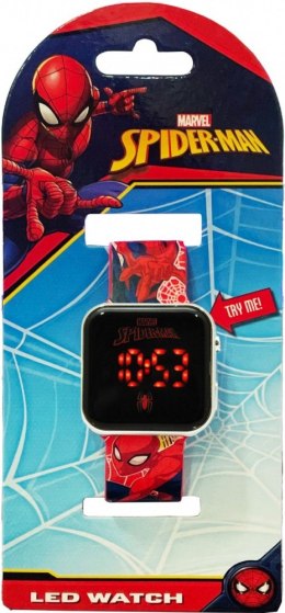 Zegarek LED z kalendarzem Spiderman Kids Euroswan
