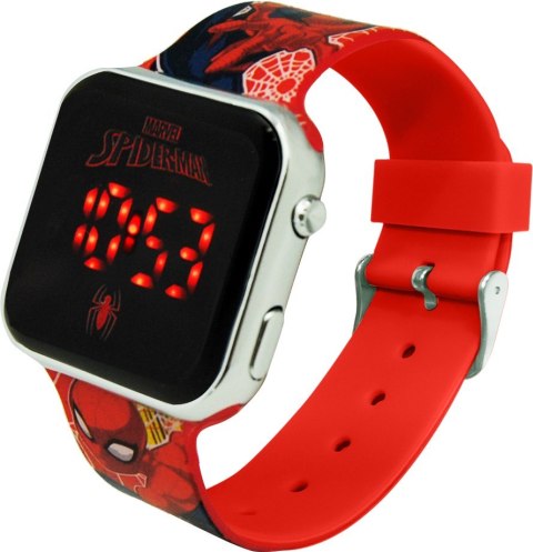 Zegarek LED z kalendarzem Spiderman Kids Euroswan