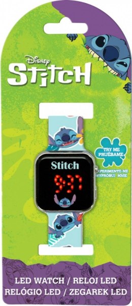 Zegarek LED z kalendarzem Stitch Kids Euroswan