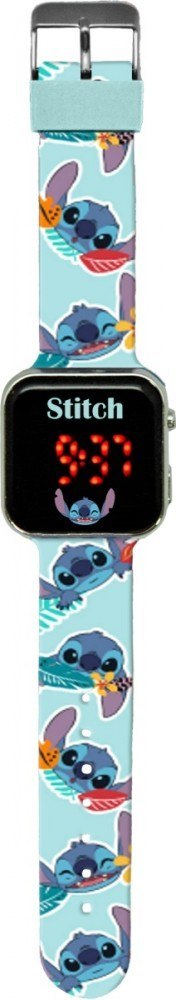 Zegarek LED z kalendarzem Stitch Kids Euroswan