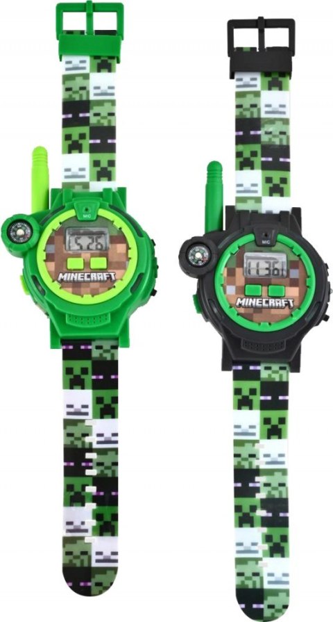 Zegarek z Walkie Talkie, latarką i kompasem Minecraft Kids Euroswan