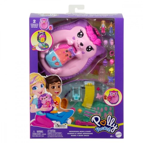 Zestaw figurek Polly Pocket Kompaktowa torebka Rodzina jeżyków Mattel