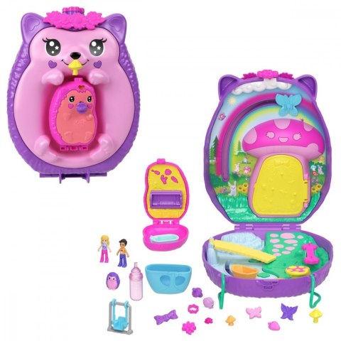Zestaw figurek Polly Pocket Kompaktowa torebka Rodzina jeżyków Mattel