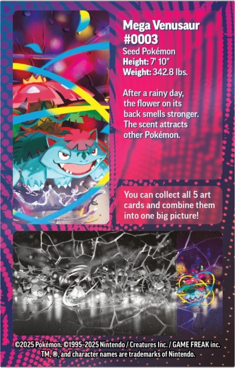 Karty September Mini Tin C - Venusaur Pokemon TCG