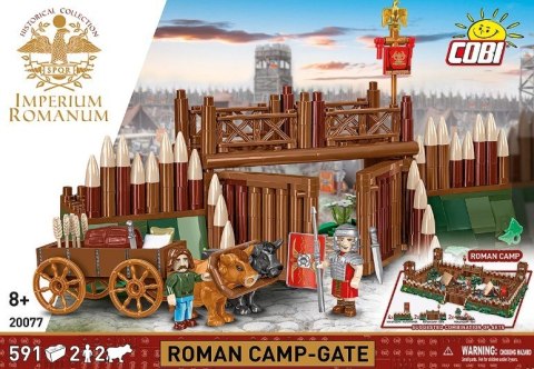 Klocki Imperium Romanum - Brama obozu rzymskiego 591 elementów Cobi Klocki