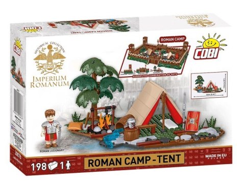 Klocki Imperium Romanum - Namiot rzymskich legionistów 198 elementów Cobi Klocki