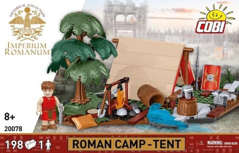 Klocki Imperium Romanum - Namiot rzymskich legionistów 198 elementów Cobi Klocki