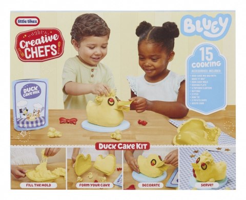 Masa plastyczna Creative Chefs Bluey Tort Kaczka Mix Little Tikes