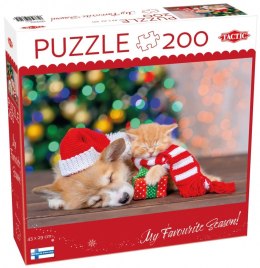Puzzle 200 elementów Pazurki i prezenty Tactic